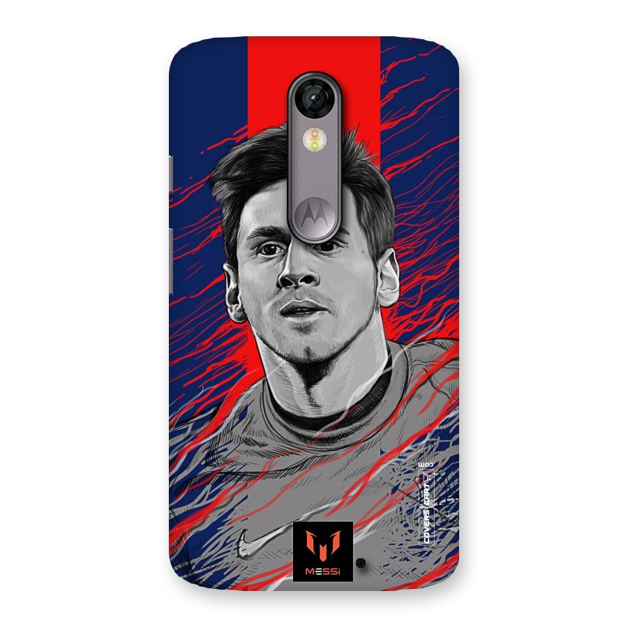 Messi For FCB Back Case for Moto X Force
