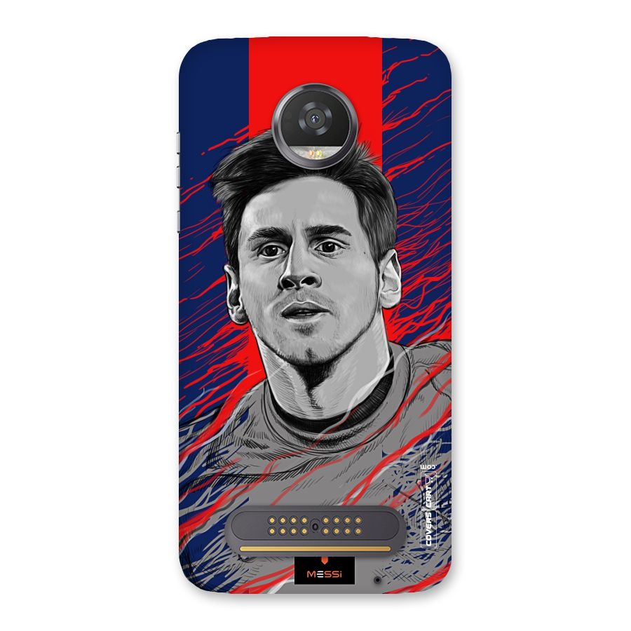 Messi For FCB Back Case for Moto Z2 Play