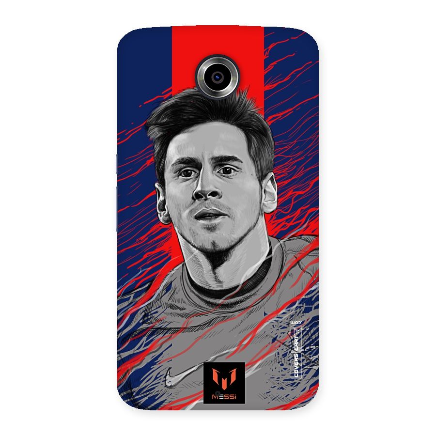 Messi For FCB Back Case for Nexsus 6