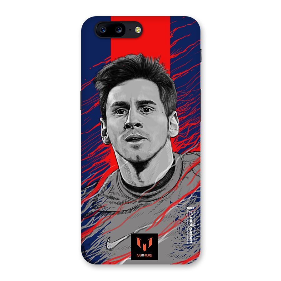 Messi For FCB Back Case for OnePlus 5