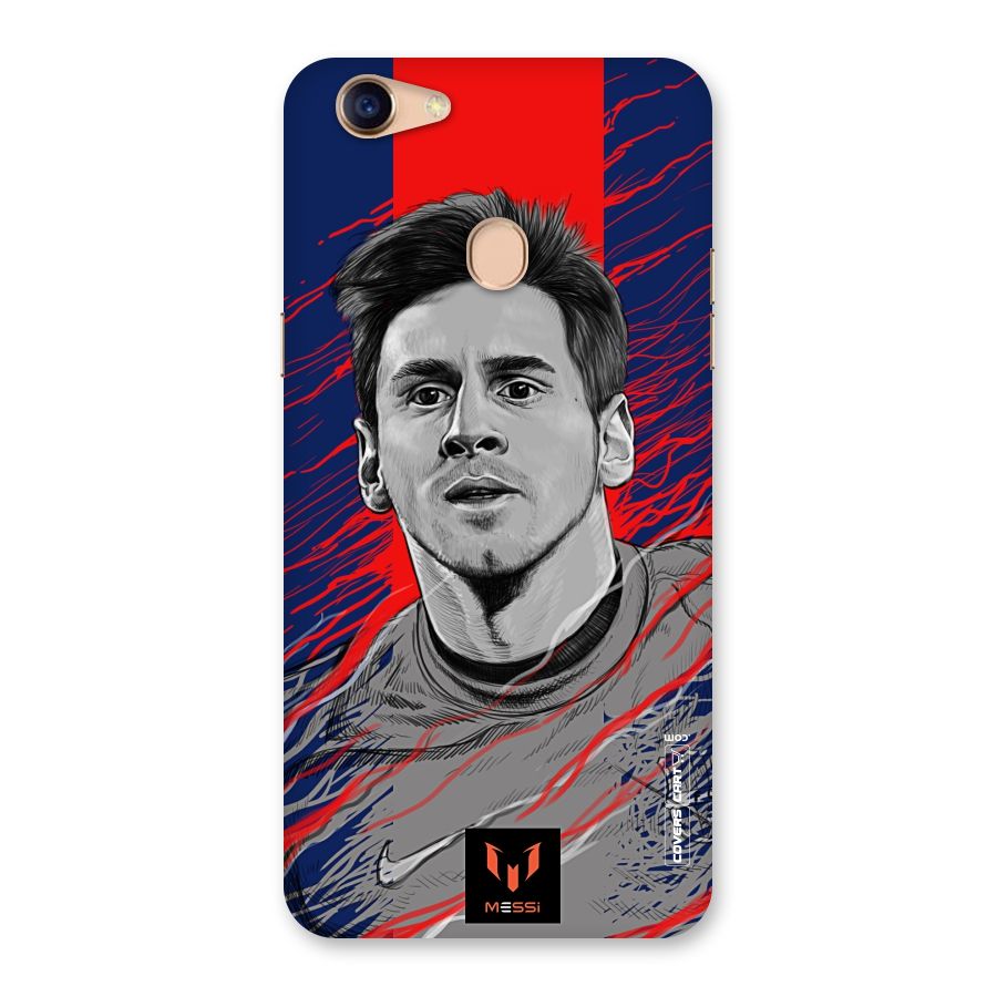 Messi For FCB Back Case for Oppo F5
