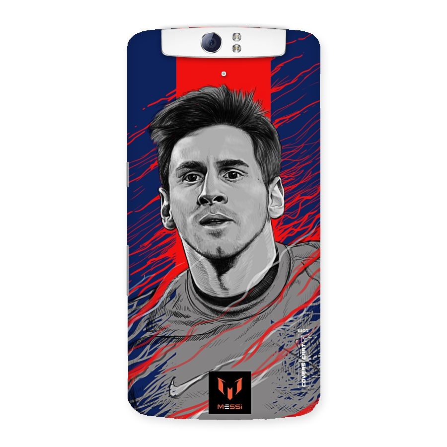 Messi For FCB Back Case for Oppo N1