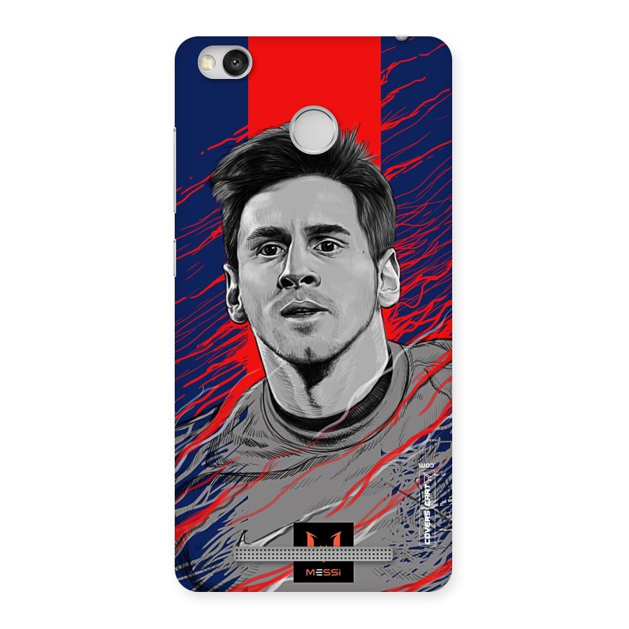 Messi For FCB Back Case for Redmi 3S Prime