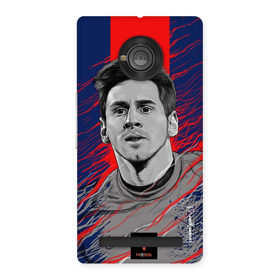 Messi For FCB Back Case for Yu Yuphoria