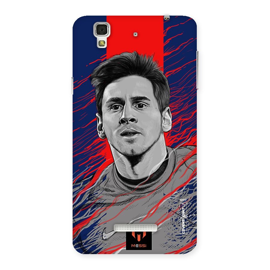 Messi For FCB Back Case for Yu Yureka