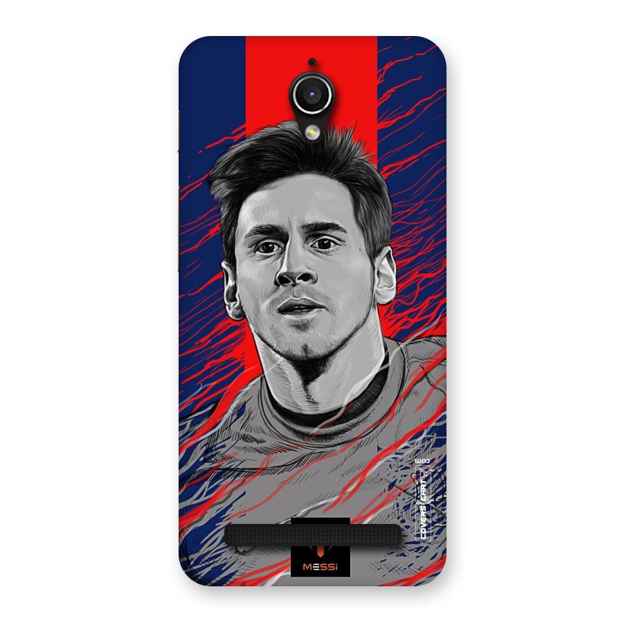 Messi For FCB Back Case for Zenfone Go