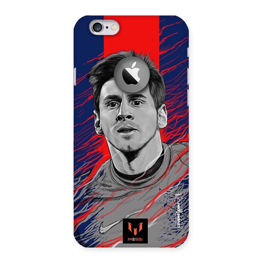 Messi For FCB Back Case for iPhone 6 Logo Cut