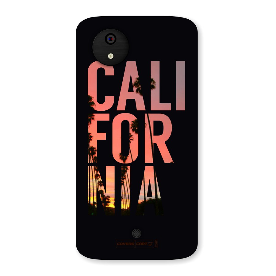 California Back Case for Micromax Canvas A1