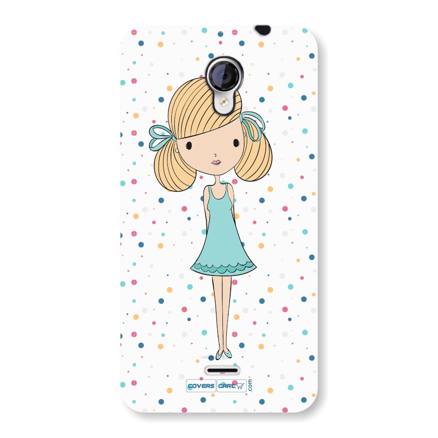 Cute Girl Back Case for Micromax A106 Unite 2