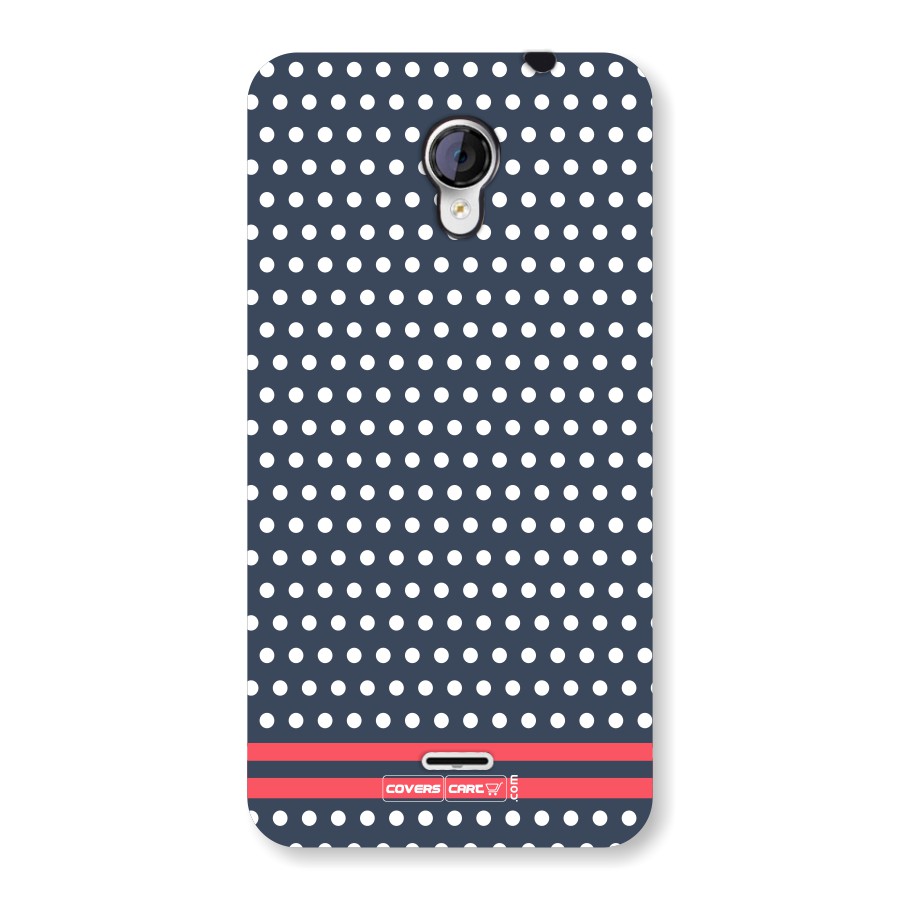 Classic Polka Dots Back Case for Micromax A106 Unite 2