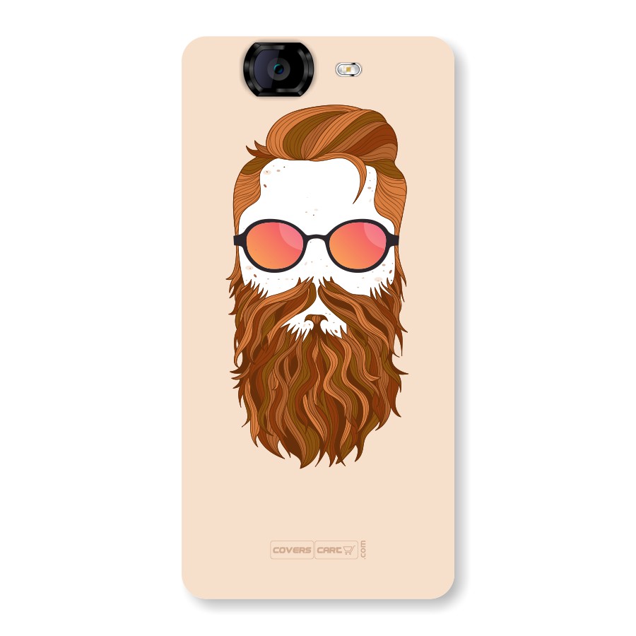 Man in Beard Back Case for Micromax A350 Canvas Knight