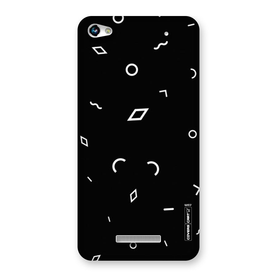 Minimal Shapes Back Case for Micromax Hue 2