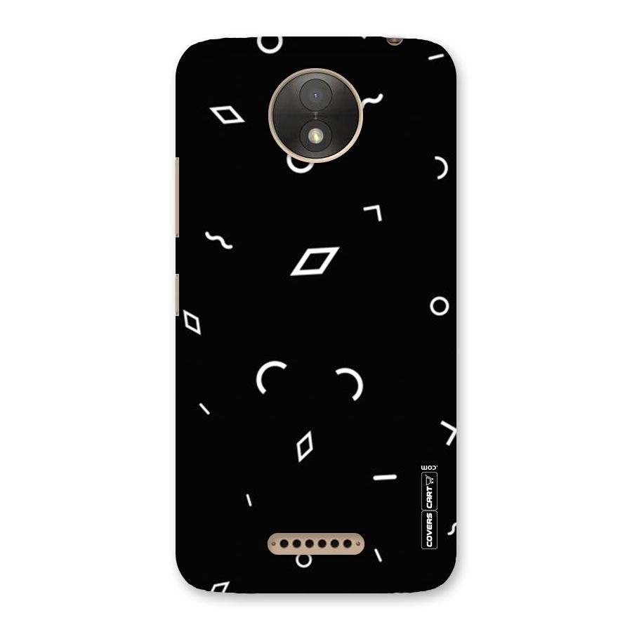 Minimal Shapes Back Case for Moto C Plus