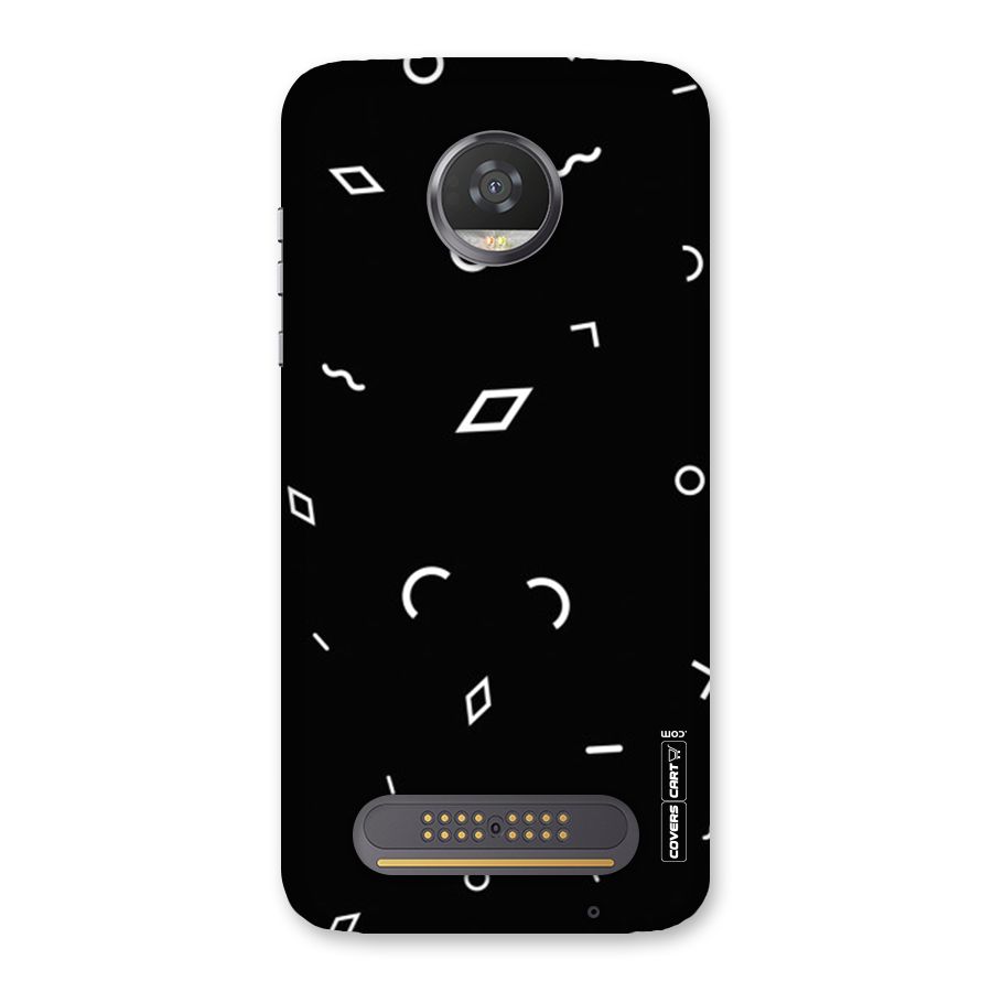 Minimal Shapes Back Case for Moto Z2 Play