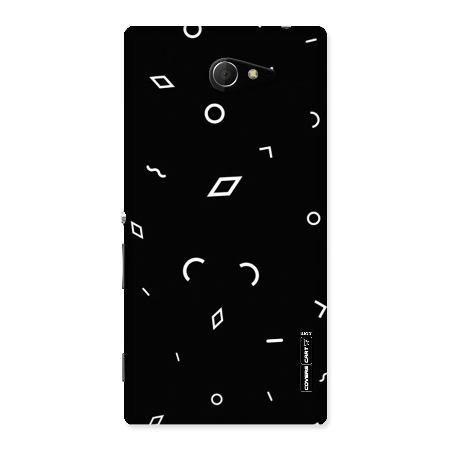 Minimal Shapes Back Case for Sony Xperia M2