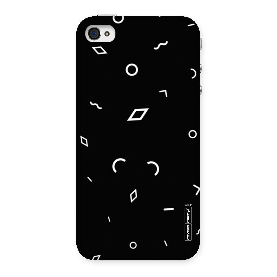 Minimal Shapes Back Case for iPhone 4 4s