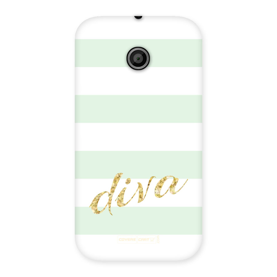 Diva Back Case for Moto E