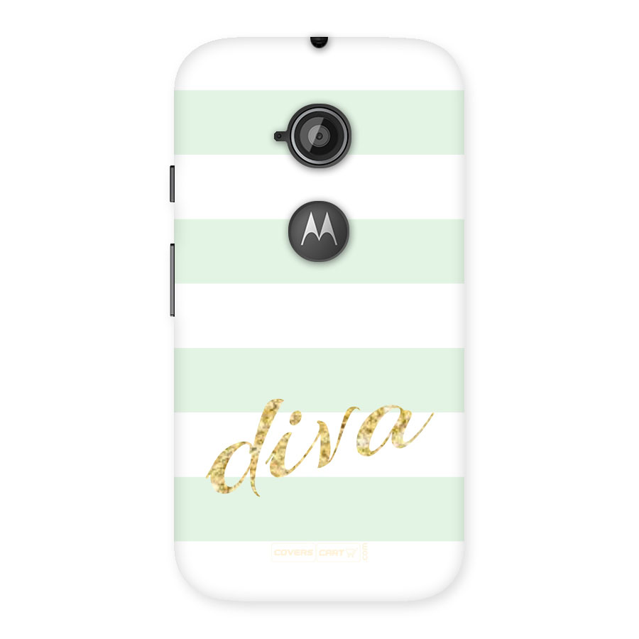 Diva Back Case for Moto E 2nd Gen