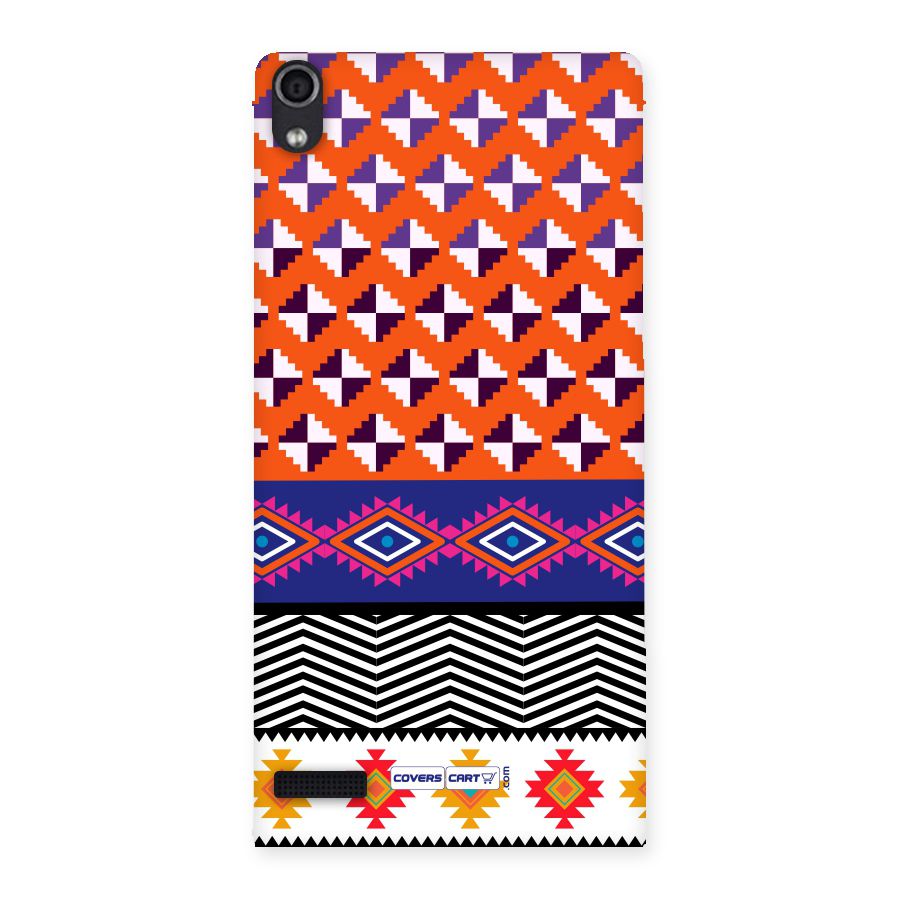 Mixed Pattern Aztec Back Case for Ascend P6