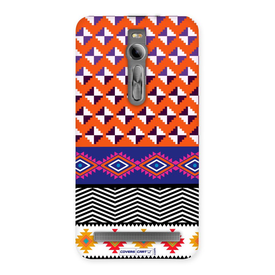 Mixed Pattern Aztec Back Case for Asus Zenfone 2