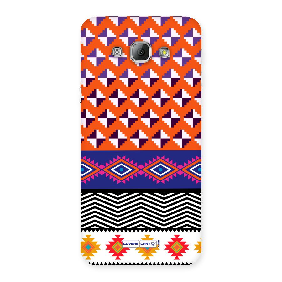 Mixed Pattern Aztec Back Case for Galaxy A8