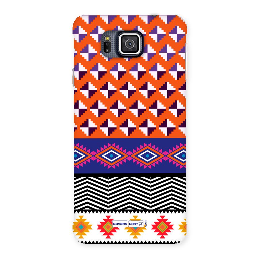 Mixed Pattern Aztec Back Case for Galaxy Alpha
