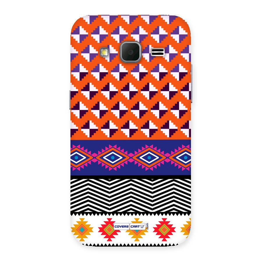 Mixed Pattern Aztec Back Case for Galaxy Core Prime
