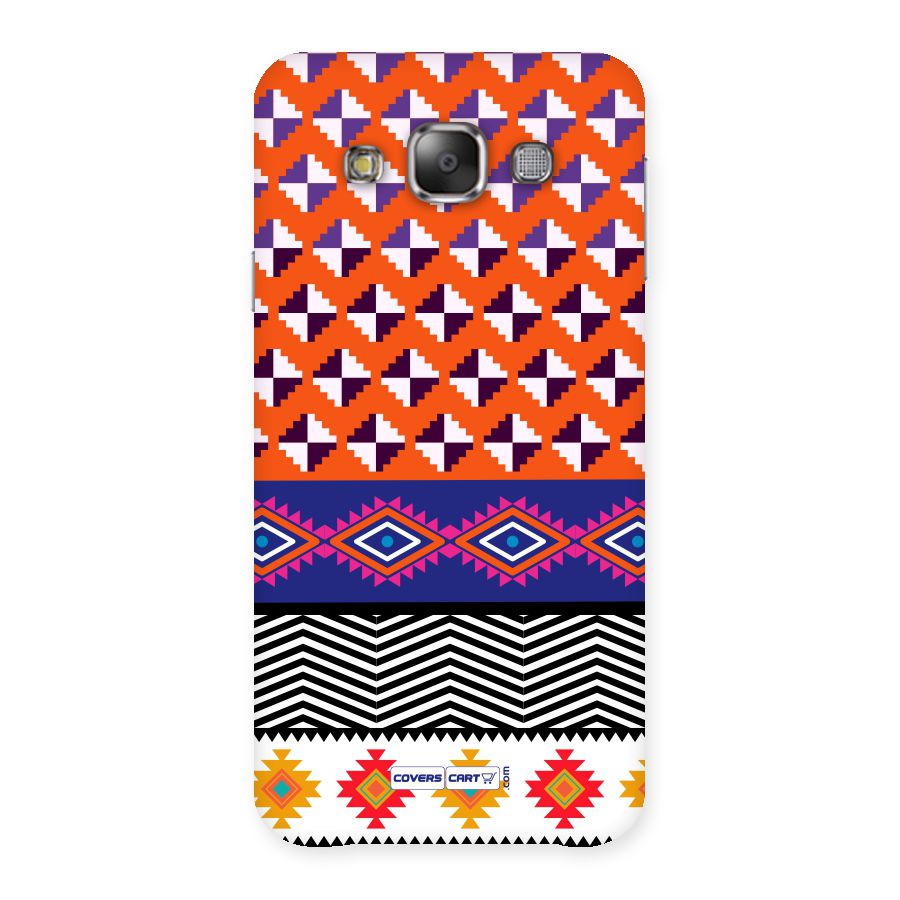 Mixed Pattern Aztec Back Case for Galaxy E7