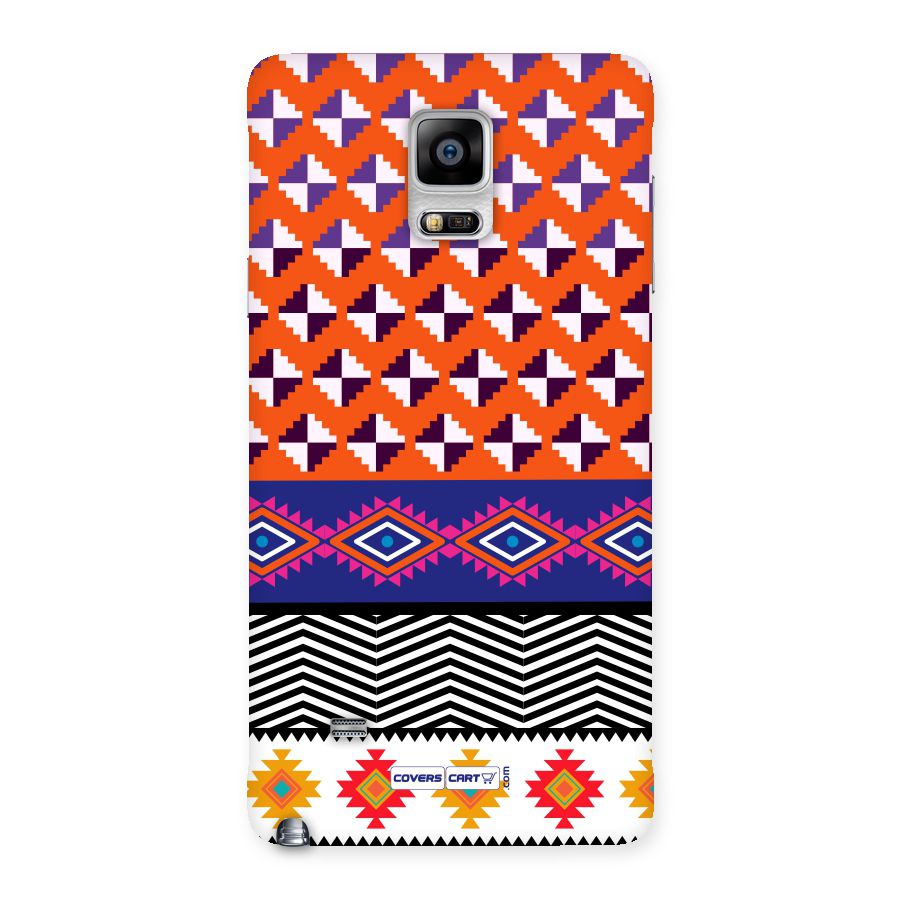 Mixed Pattern Aztec Back Case for Galaxy Note 4