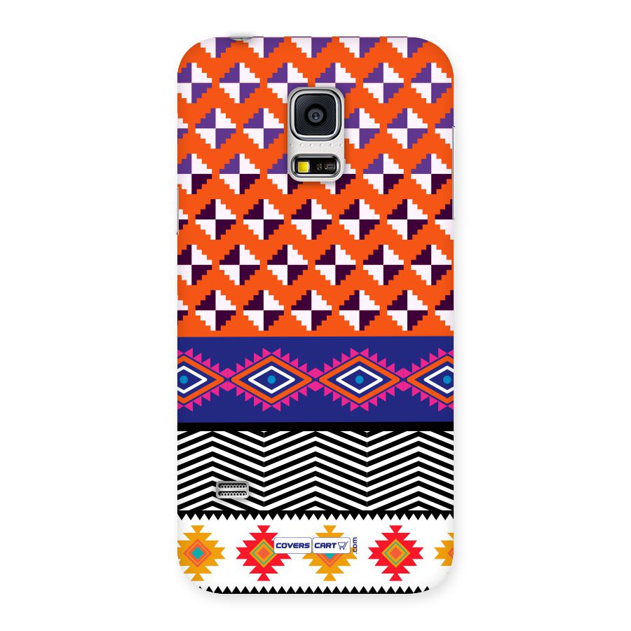 Mixed Pattern Aztec Back Case for Galaxy S5 Mini