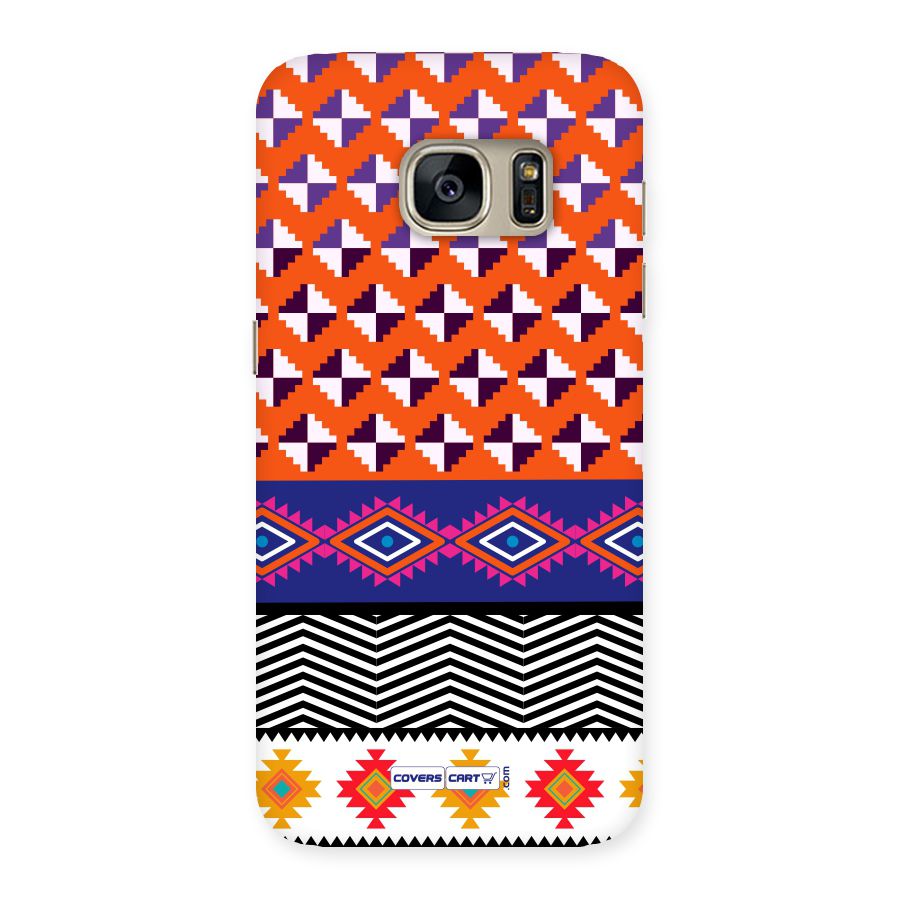 Mixed Pattern Aztec Back Case for Galaxy S7