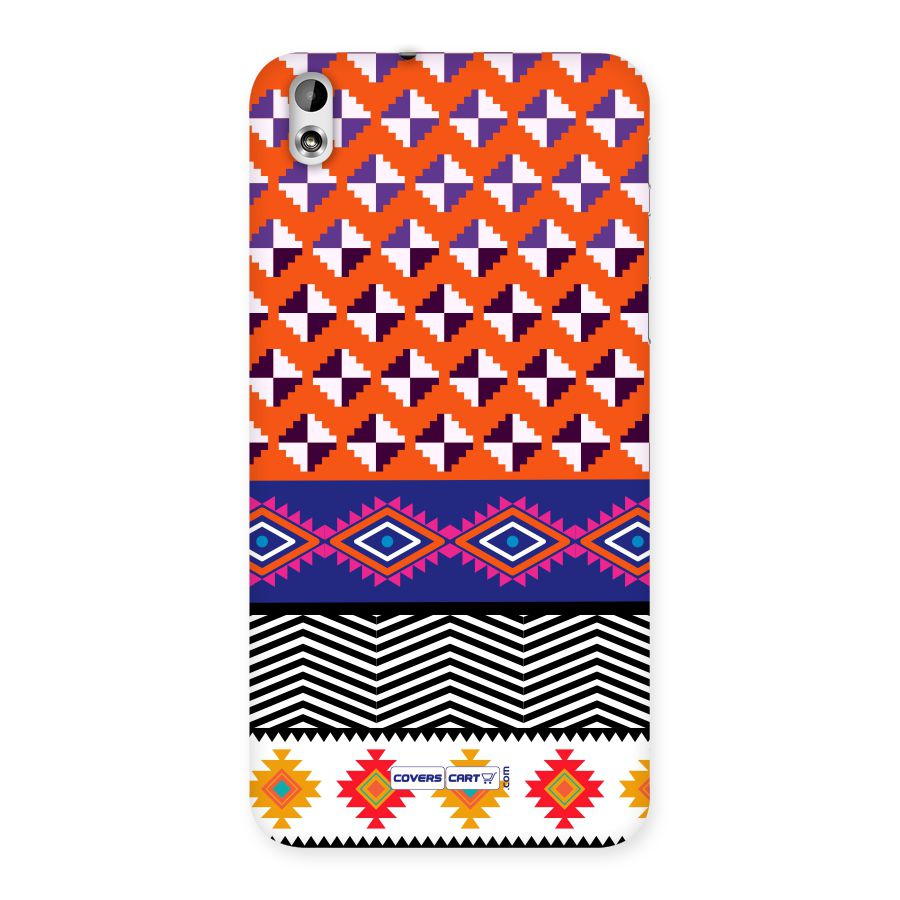 Mixed Pattern Aztec Back Case for HTC Desire 816s