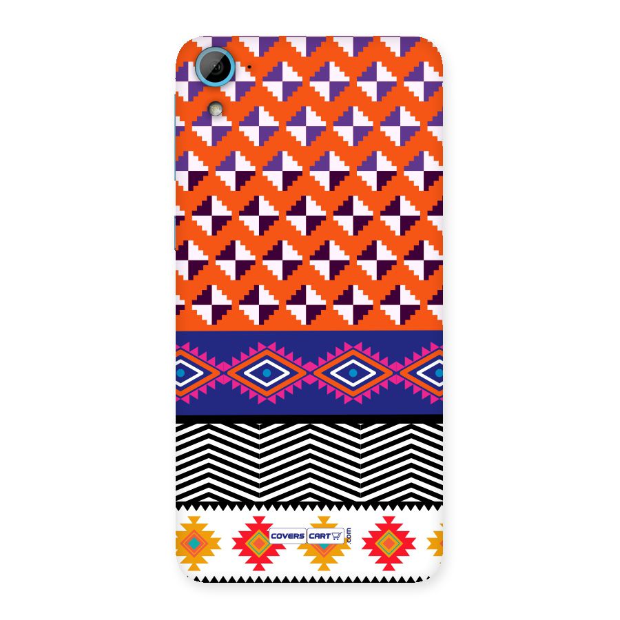 Mixed Pattern Aztec Back Case for HTC Desire 826