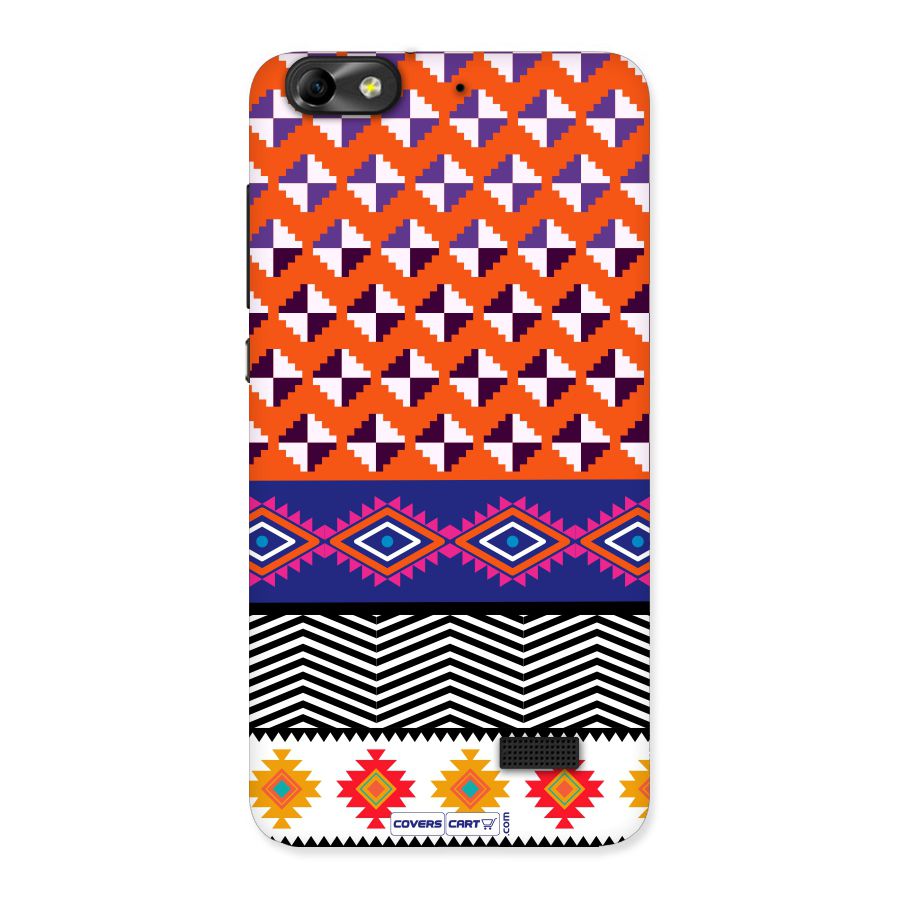 Mixed Pattern Aztec Back Case for Honor 4C