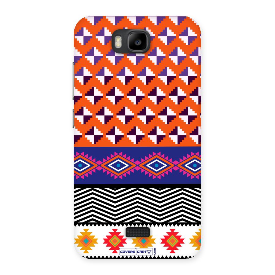 Mixed Pattern Aztec Back Case for Honor Bee