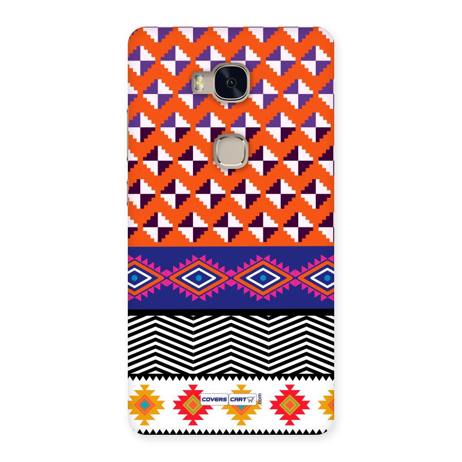 Mixed Pattern Aztec Back Case for Huawei Honor 5X