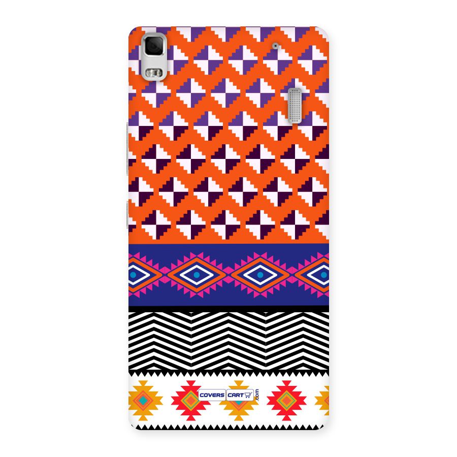 Mixed Pattern Aztec Back Case for Lenovo A7000