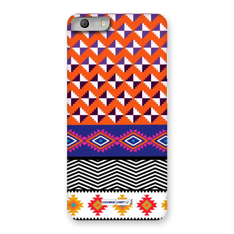 Mixed Pattern Aztec Back Case for Micromax Canvas Knight 2