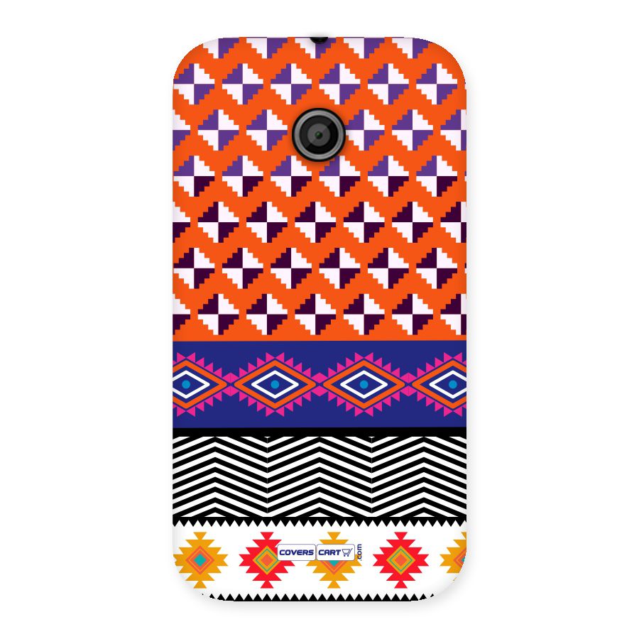 Mixed Pattern Aztec Back Case for Moto E