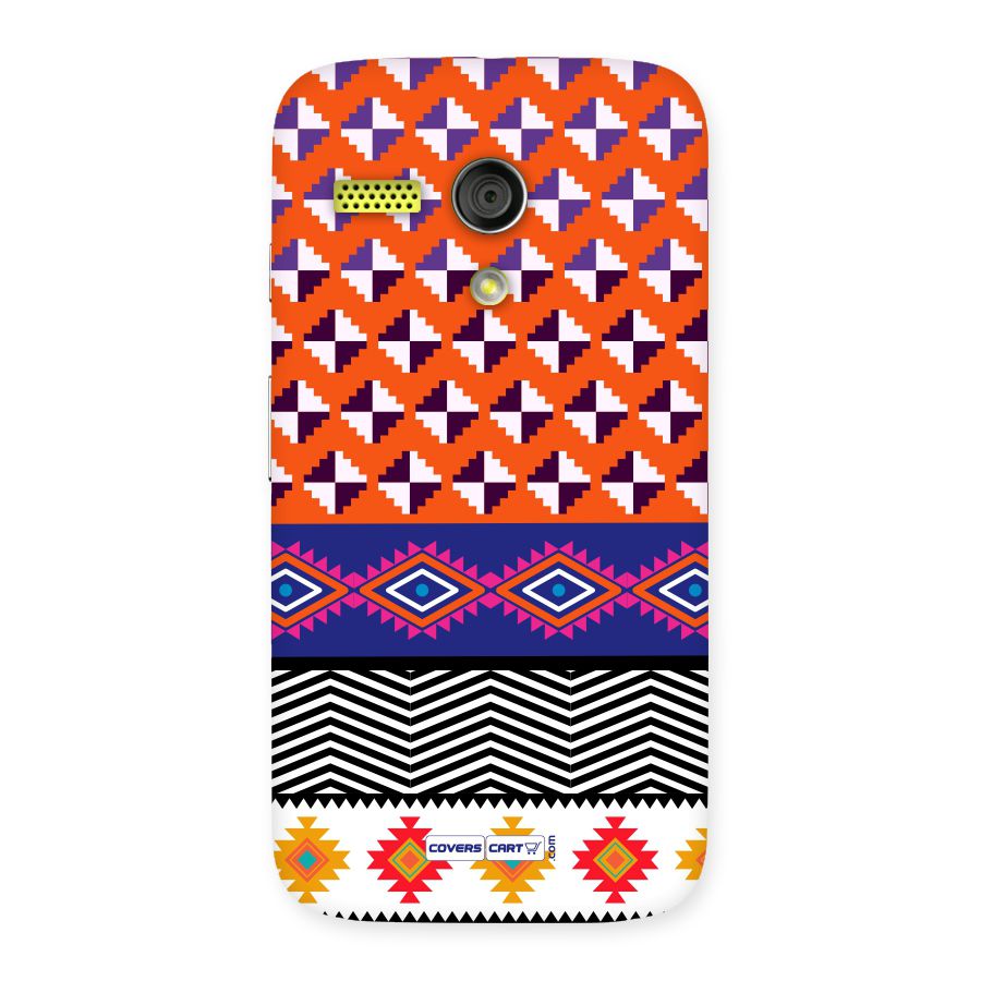 Mixed Pattern Aztec Back Case for Moto G