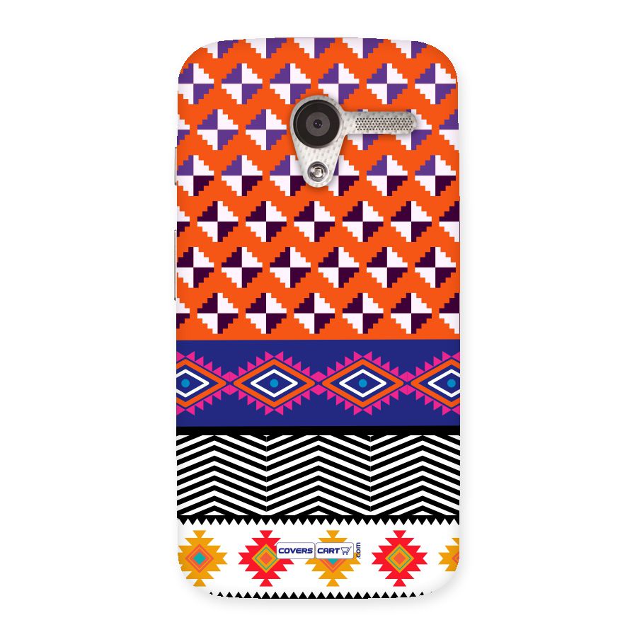 Mixed Pattern Aztec Back Case for Moto X