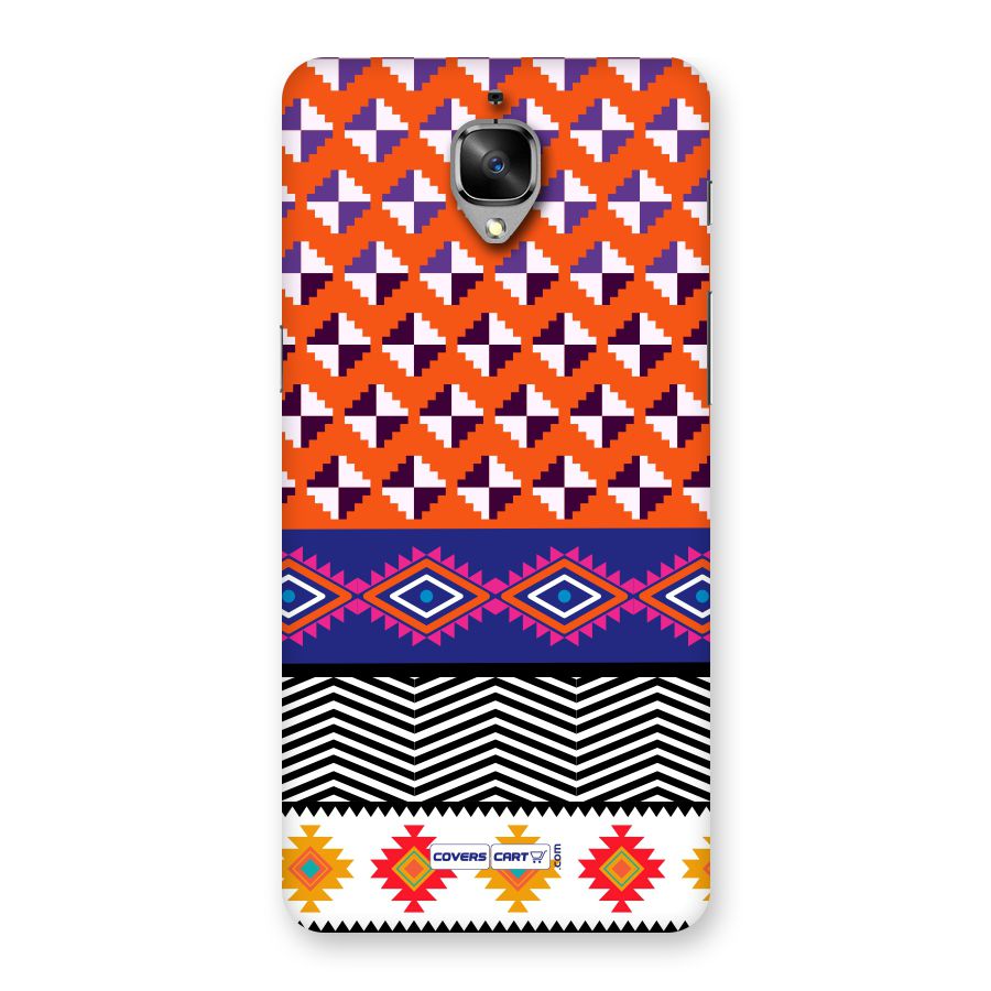 Mixed Pattern Aztec Back Case for OnePlus 3