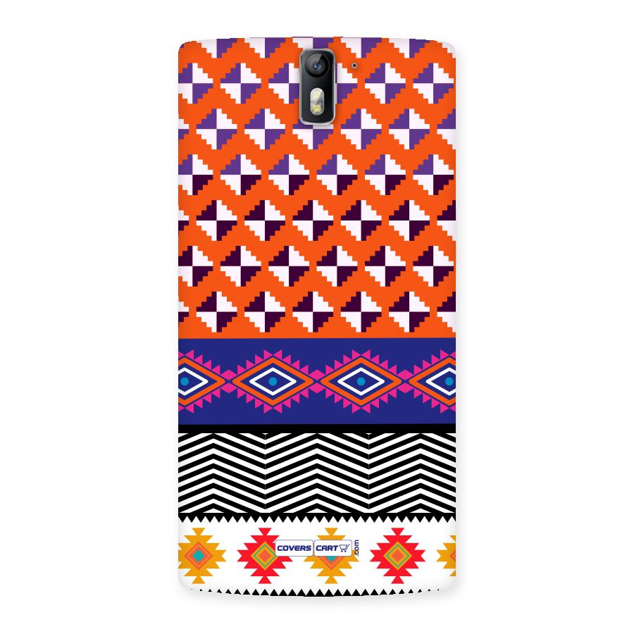Mixed Pattern Aztec Back Case for One Plus One