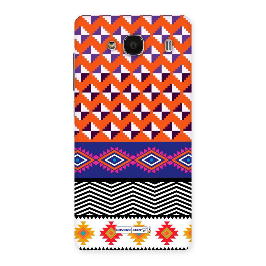 Mixed Pattern Aztec Back Case for Redmi 2