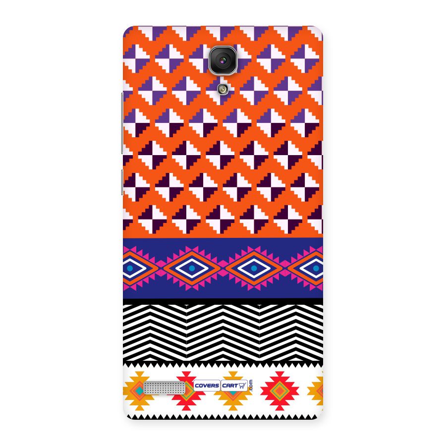 Mixed Pattern Aztec Back Case for Redmi Note