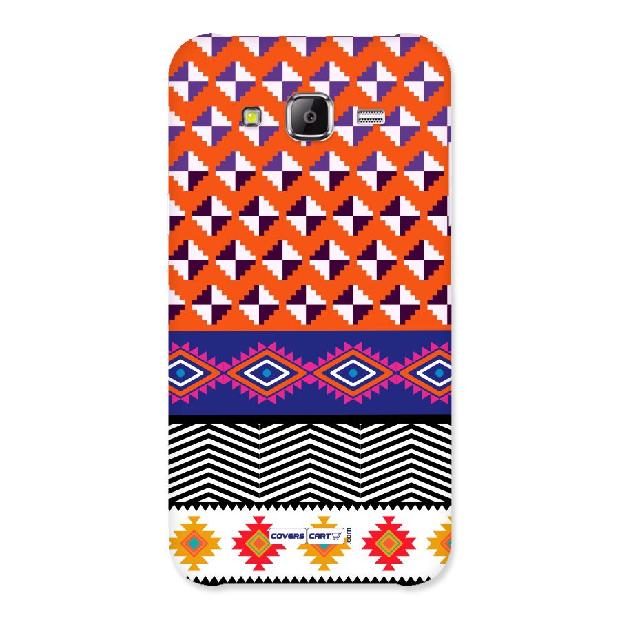 Mixed Pattern Aztec Back Case for Samsung Galaxy J5