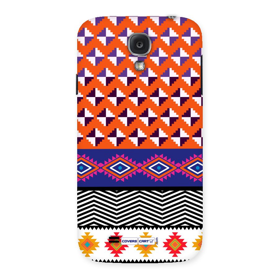 Mixed Pattern Aztec Back Case for Samsung Galaxy S4