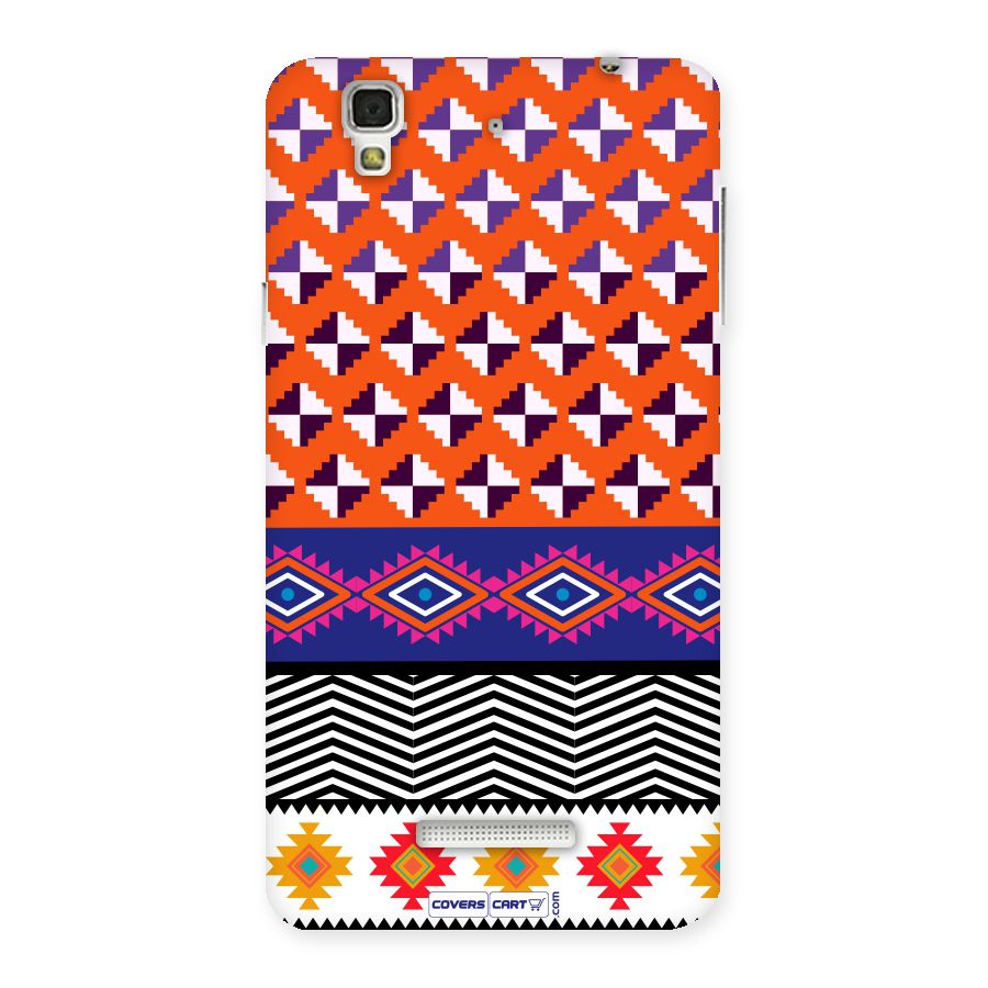 Mixed Pattern Aztec Back Case for Yu Yureka
