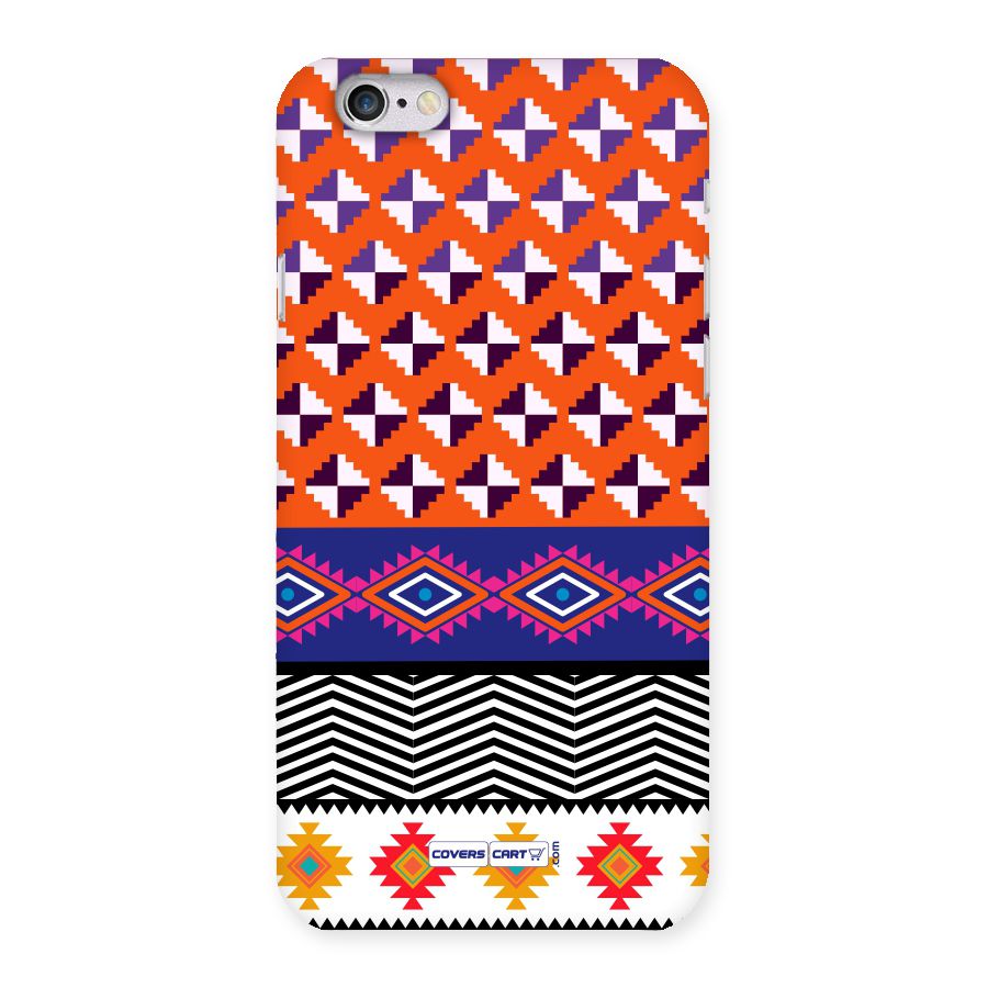 Mixed Pattern Aztec Back Case for iPhone 6 6S