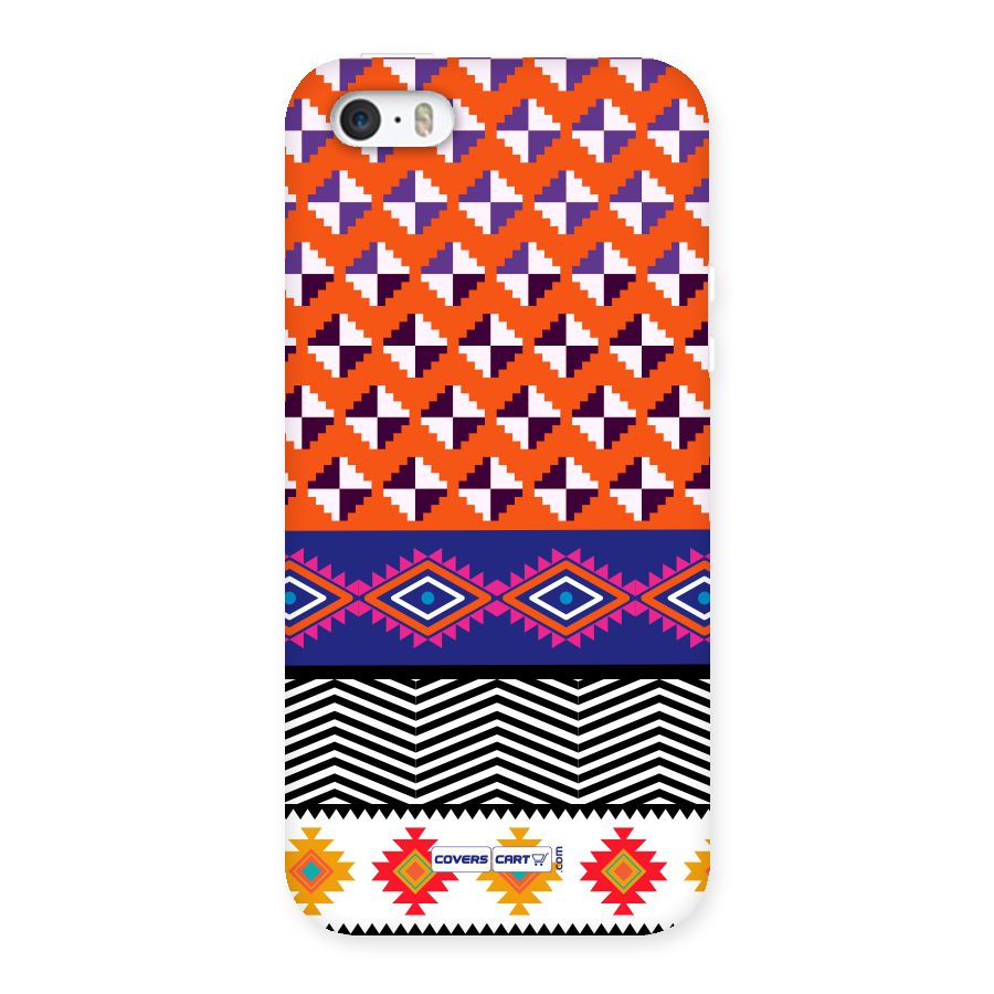 Mixed Pattern Aztec Back Case for iPhone SE